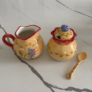 Pfaltzgraff Napoli Sugar & Creamer Set